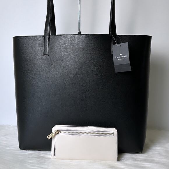 NWT💃Kate Spade Collectable Bundle Coffee Break Tote Shoulder and Wallet Set - Picture 4 of 11